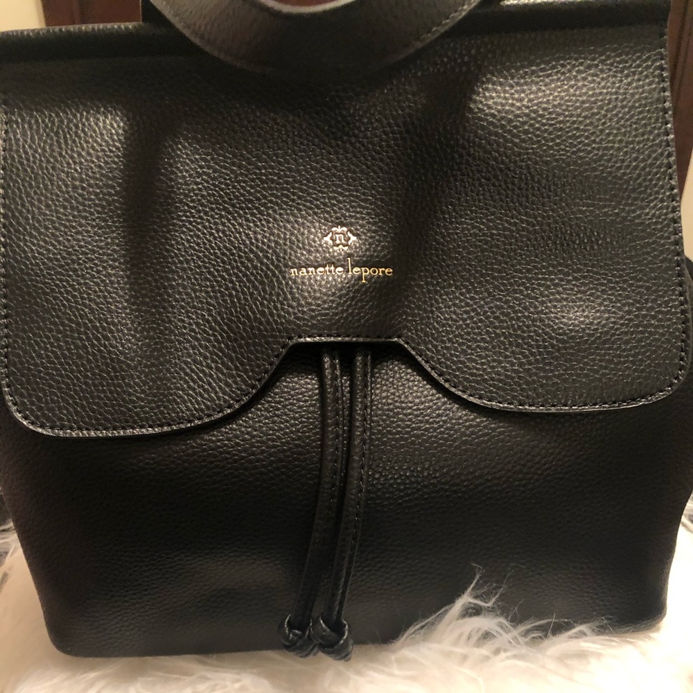 NANETTE LEPORE VEGAN LEATHER HANDBAG